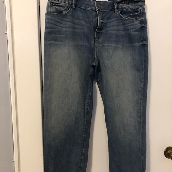 Loft relaxed straight crop jeans size 30/10 - Picture 2 of 6